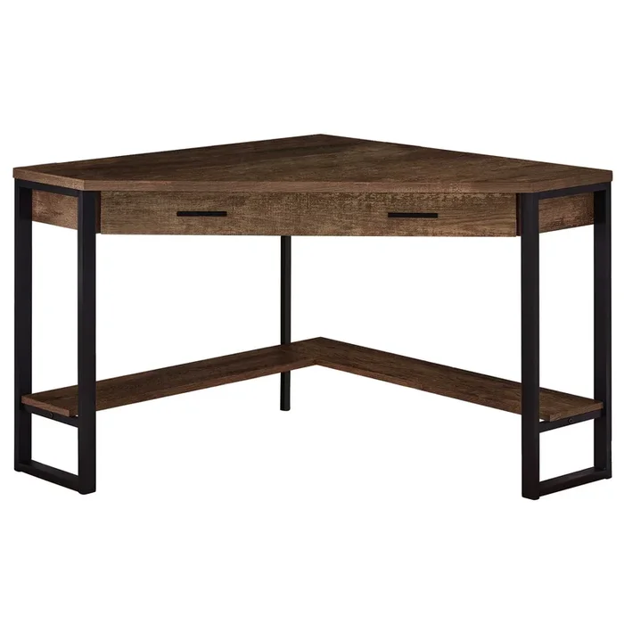 42″ Brown Corner Computer Desk