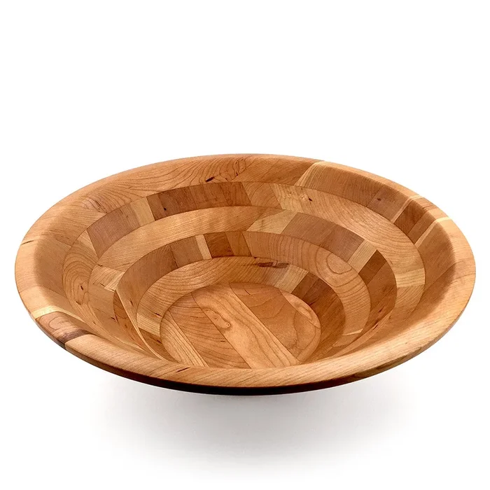 American heirloom cherry salad bowlwood bowl