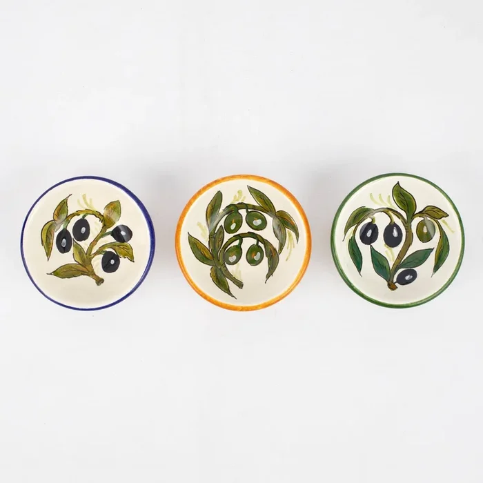 Assorted Olives Small Bowls – Set of 3Bowls