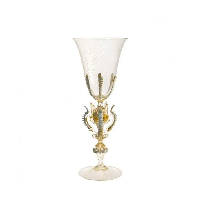 CalicevenezianodecorativoinVetrodiMuranorealizzatoamano