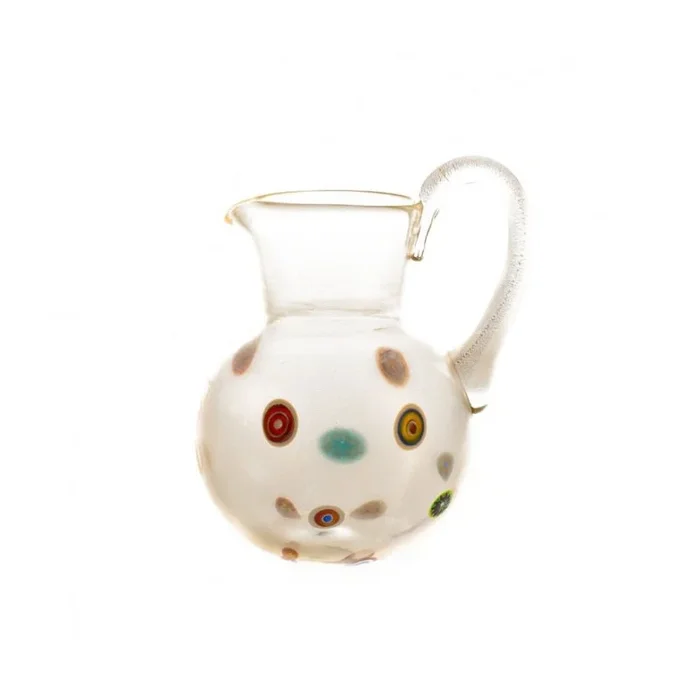 CaraffaClassicainVetrodiMuranoconFogliaD’oro