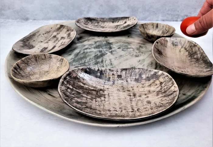 Ceramic Decor Plate for PassoverPassover Plate