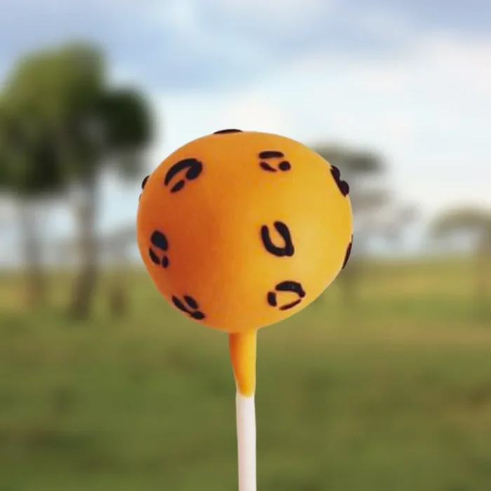 Cheetah Print CakepopsCakepops