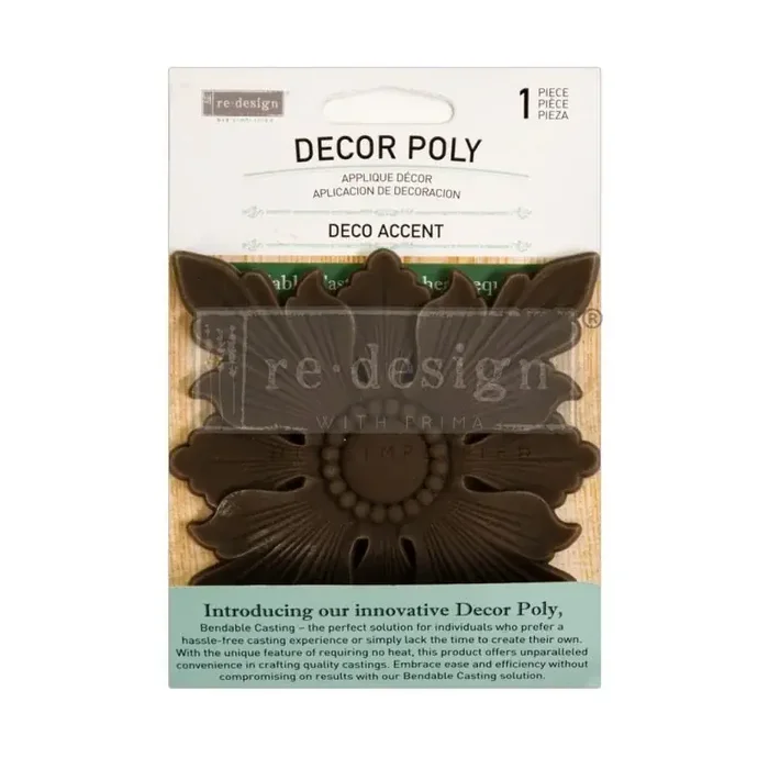 Decor Poly – Deco Accent – 4″x4″x0.275″ / 10.2cmx10.2cmx0.69cm — Flipping Fabulous
