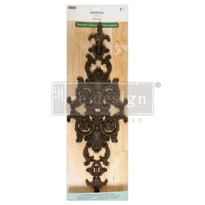 Decor Poly – Vintage Inlay – 18.6″x6.13″x0.38″ / 47.2cmx15.6cmx0.97cm — Flipping Fabulous