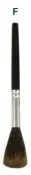 (F) 1.75″ Squirrel Fingerprint Brush