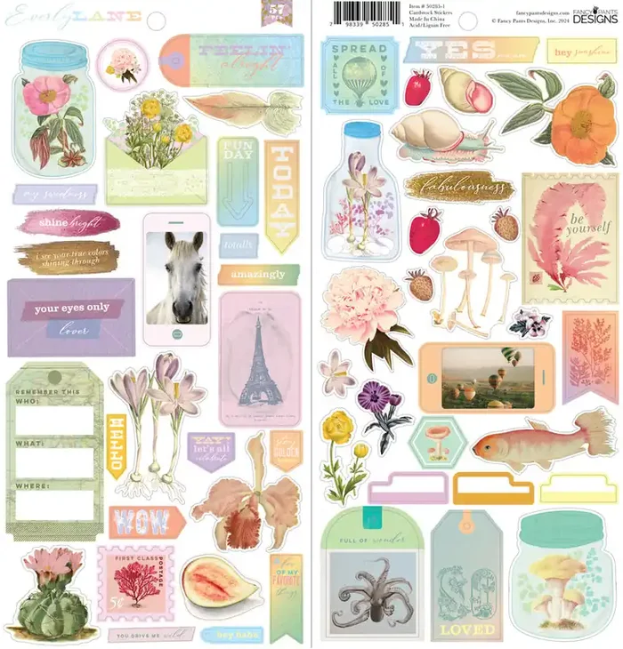 Fancy Pants Designs Everly Lane – Cardstock Stickers