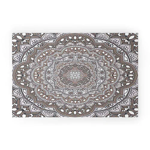Farah Round Neutral Welcome MatDYD Welcome Mat