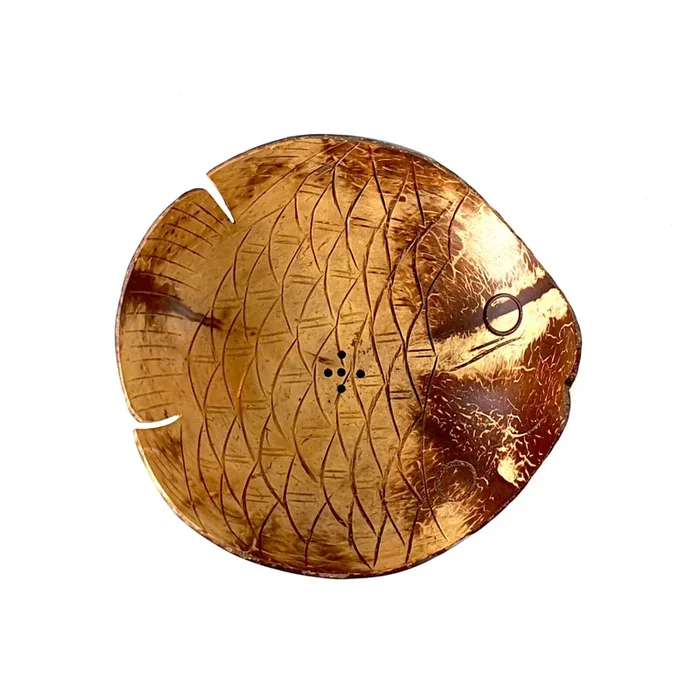 Fish Coconut Soap DishCoconut Shell