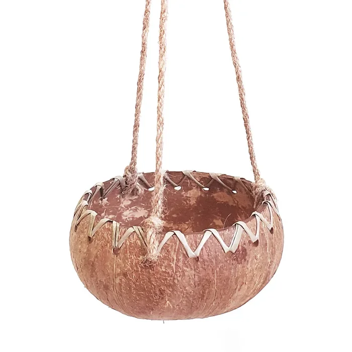 Hanging Fiber Coconut PlanterCoconut Shell