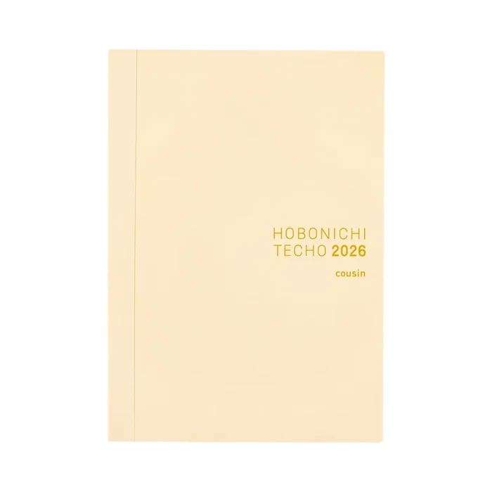 Hobonichi 2026 English Cousin Book [A5/Jan Start/Mon Start],