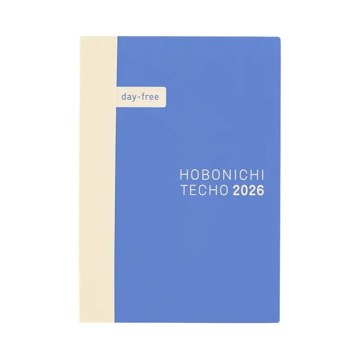 Hobonichi 2026 Japanese Day-Free Book [A6/Jan Start/Mon Start]