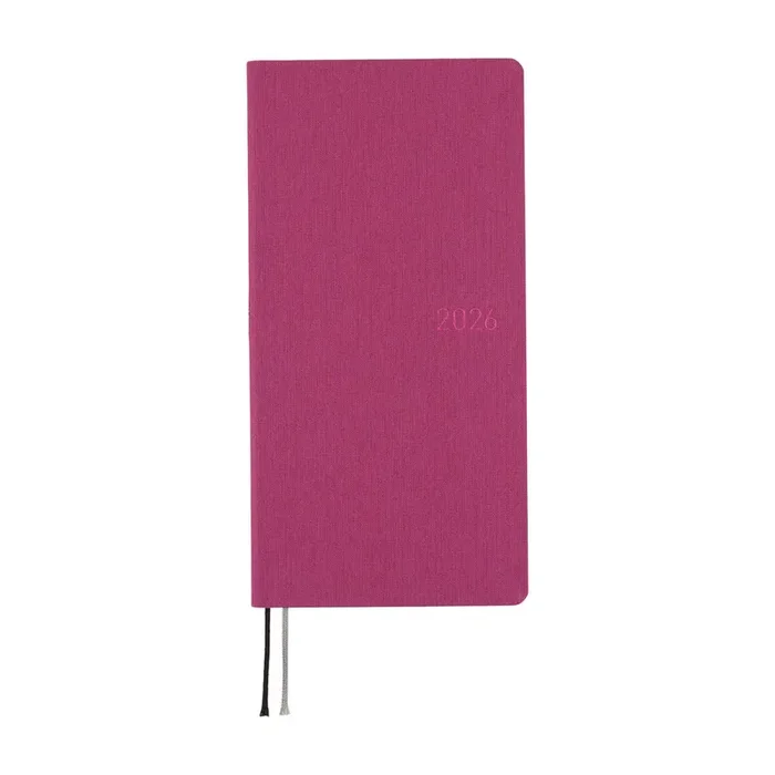 Hobonichi 2026 Weeks Colors Peony Purple [ENG/Tall & Slim/Jan Start]
