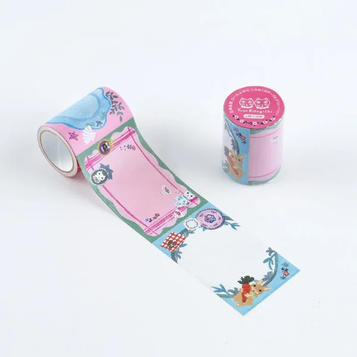 Hobonichi Yumi Kitagishi Sticky Note Roll – White Cat’s Table Decorations