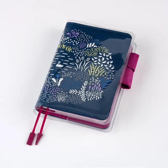 Hobonichi Yuri Sanae Cover on Cover for A6 Size (Forest Lake)
