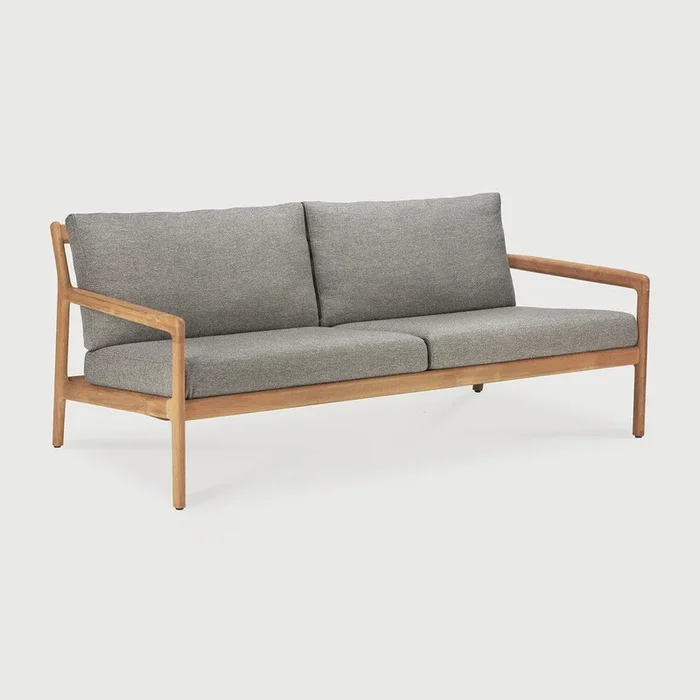 Jack Indoor / Outdoor Teak Loveseat Sofa, MochaOutdoor Lounge
