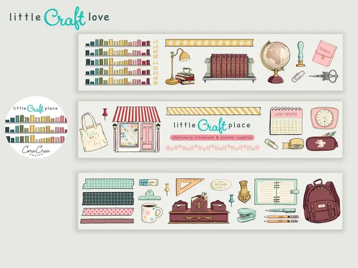 Little Craft Love Kiss Cut PET Tape