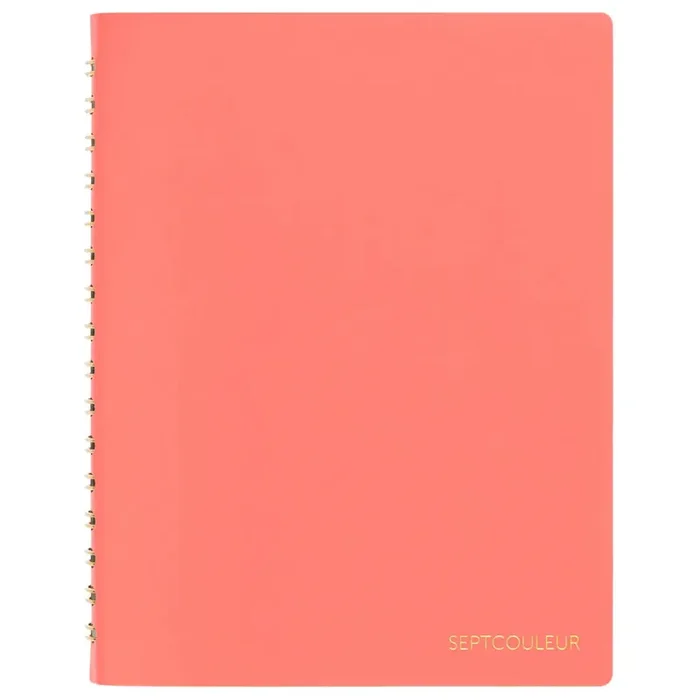 Maruman Septcouleur A6 Notebook – Spicy Coral Pink
