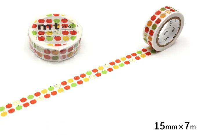 MT ex Washi Tape – Apple Pattern