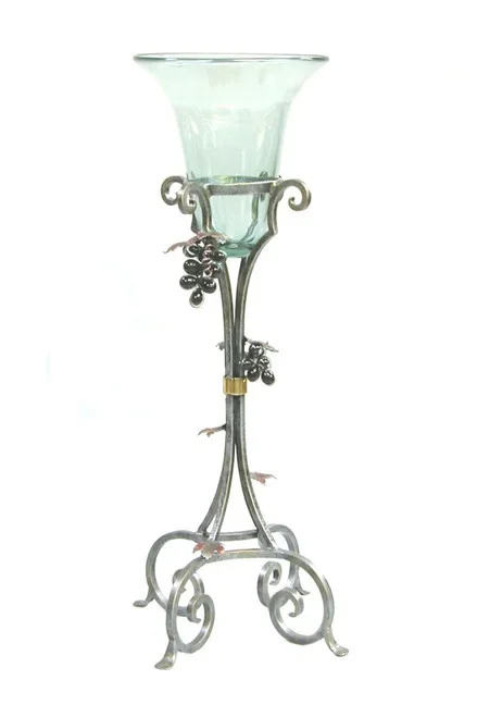 NewBordeauxWroughtIronFloorVase35″Ht.