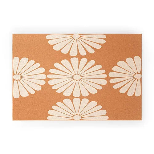 Retro Daisy XXII Welcome MatDYD Welcome Mat