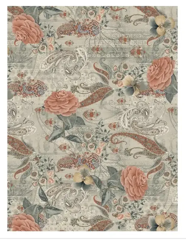 Rose Tapestry A2 Decoupage Paper Dixie Belle Paint — Flipping Fabulous