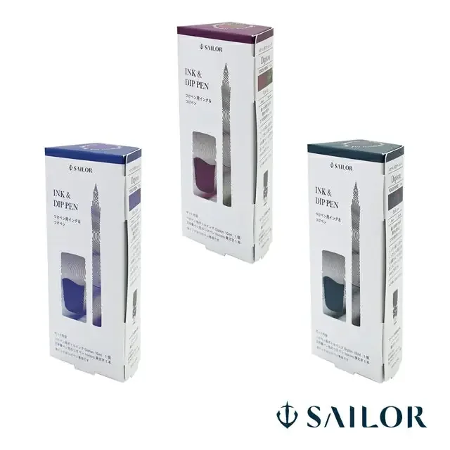 Sailor Hocoro Dip Pen and Sailor Dipton Ink Set – Sheen