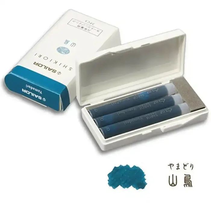 Sailor Shikiori Fountain Pen Ink Cartridges – Yamadori