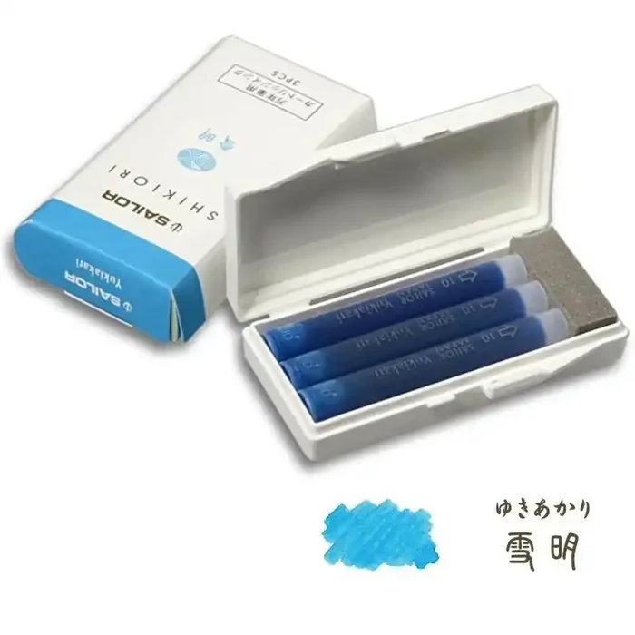 Sailor Shikiori Fountain Pen Ink Cartridges – Yukiakari