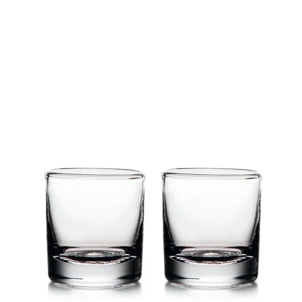Simon Pearce Ascutney double old fashioned glass, gift-boxed set of 2Barware