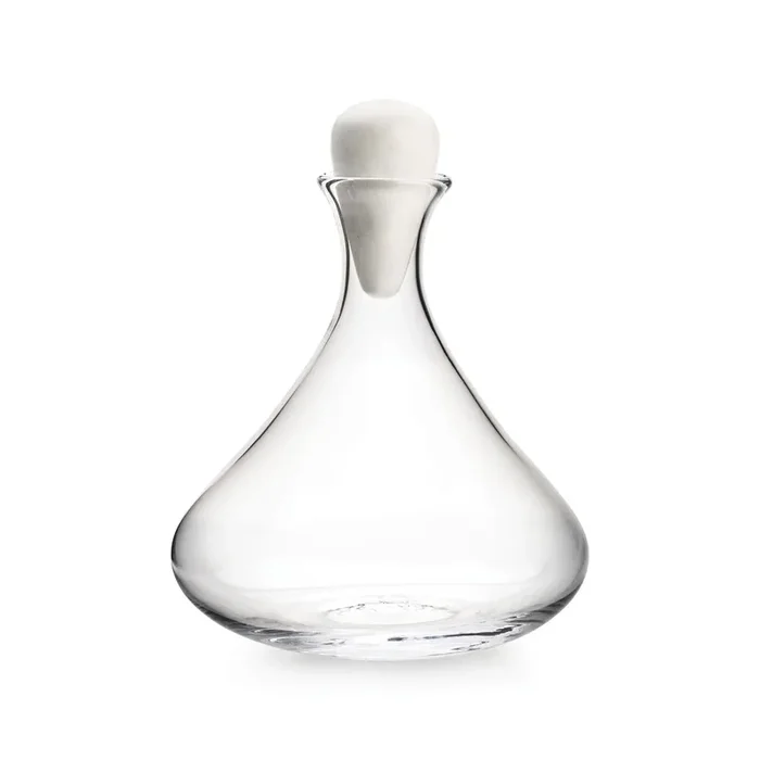 Simon Pearce Vintner Wine Decanter With Marble Stopperpitcher