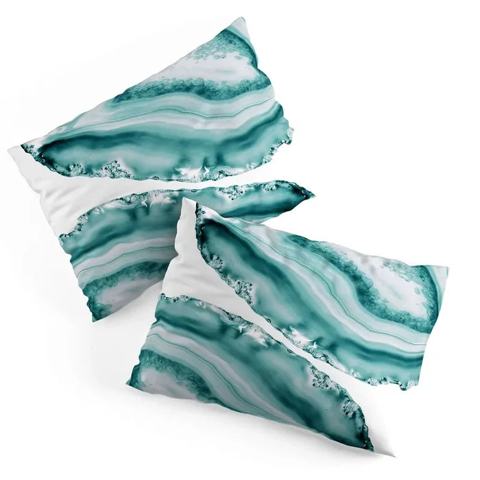 SOFT TURQUOISE AGATE 1 PILLOW SHAMSBEDDING