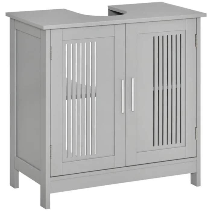 Space-Saving Bathroom Storage Cabinet with Adjustable Shelves