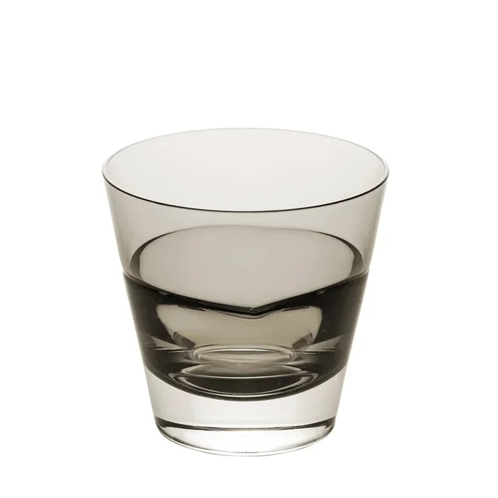 Sugahara Duo Carbon two-tone fused old fashioned glassbar glass