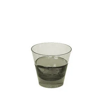 Sugahara Duo Carbon two-tone fused sake/spirits glassbar glass