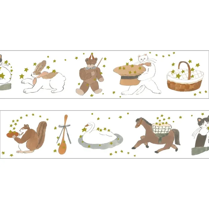 Tobimatsu Shoichiro Gold Foil Washi Tape – Stardust Collection