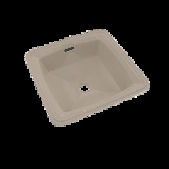 TOTO Connelly Square Undermount Bathroom Sink with CeFiONtect, Bone LT491G#03