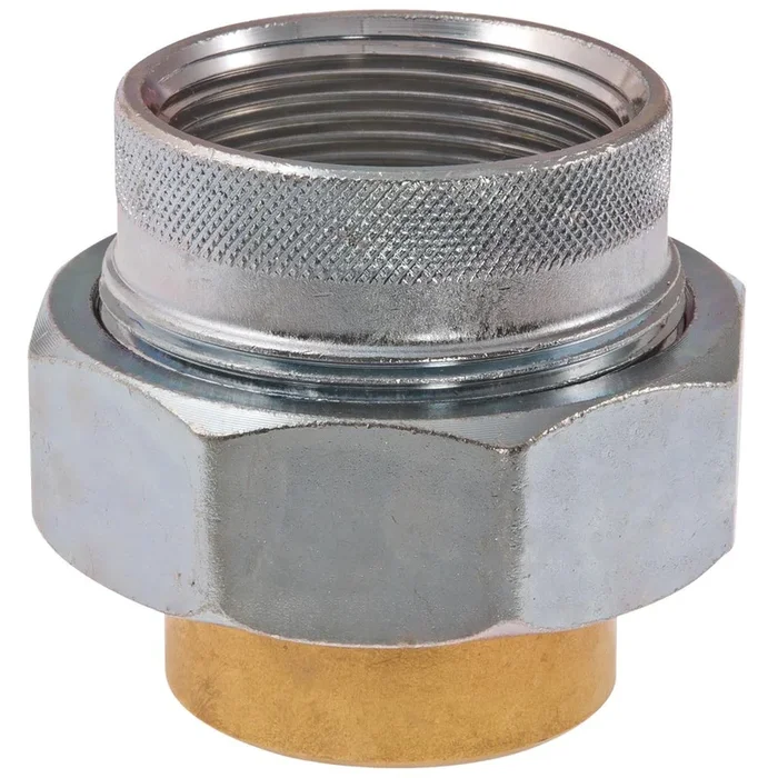 Watts LF301 3/4 3/4 In Lead Free Dielectric Union, Female Iron Pipe Thread To Solder Connection, Union Nut, Two Tailpieces And A Buna-N Gasket