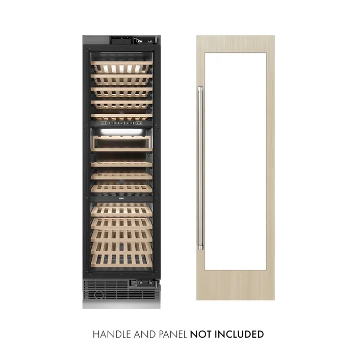 ZLINE 24″ 12.4 cu. ft. Triple Zone 100 Bottle Panel Ready Column Wine Cooler, RBCWV-24
